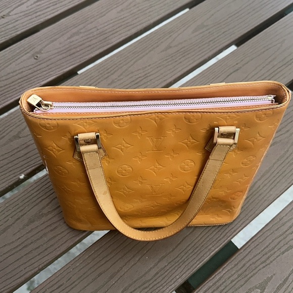 Louis Vuitton Orange Monogram Tote - Picture 3 of 9